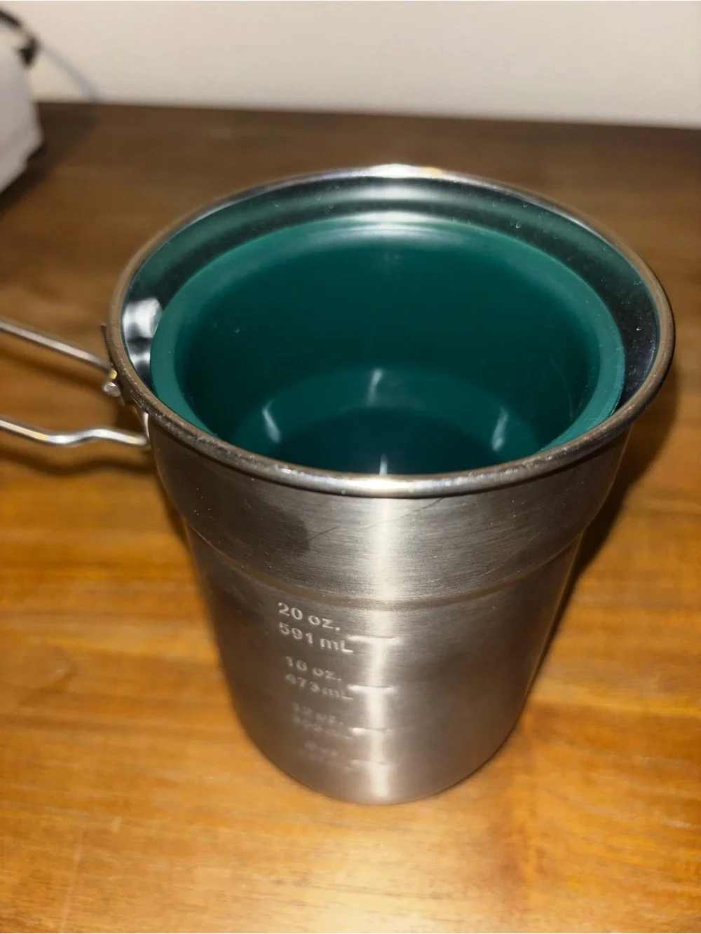 Stanley Stainless Steel Camp Mug with Dark Green Nesting Cups NWOB - Picture 4 of 6